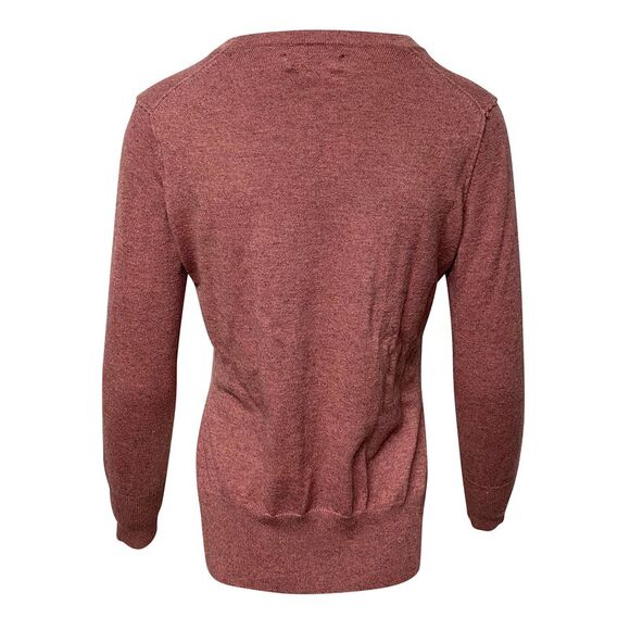 Isabel Marant Étoile Side Slit Jumper in Pink Cotton - Picture 2 of 5